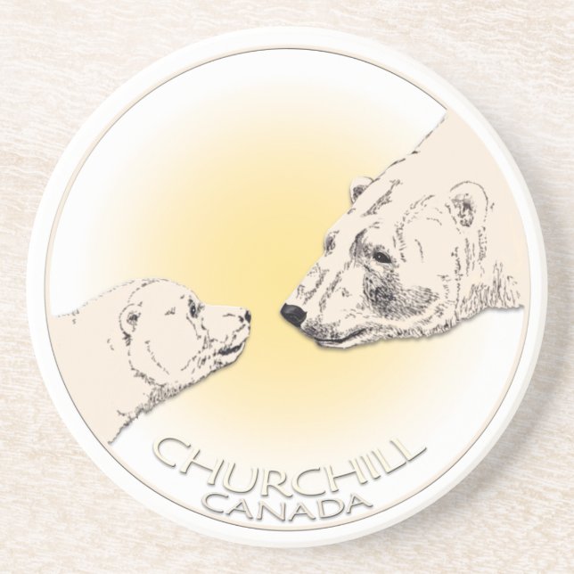 Churchill Canada Souvenir Porta copos Churchill Gi (Frente)