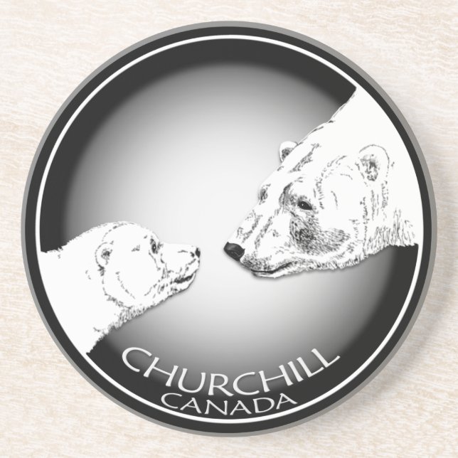 Churchill Canada Souvenir Porta copos Churchill Gi (Frente)