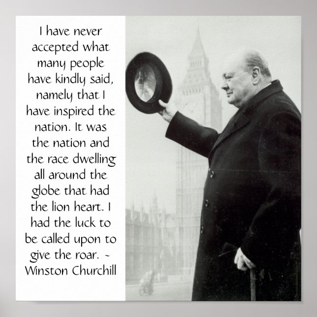 Churchill Poster (Frente)