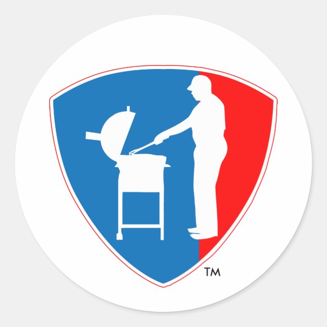 Churrasco de competição, adesivos (Frente)