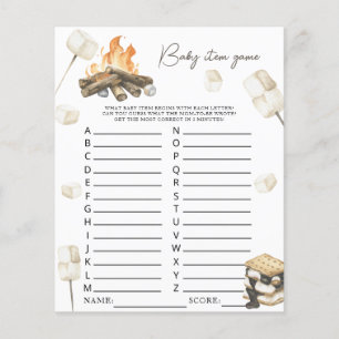 Churrasco de marshmallow no baby shower Jogo de it