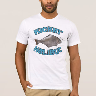 Chutar Camisa De Pesca De Halibut