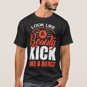 Chute Como Uma Fera, Camiseta de Kickboxing, Camis