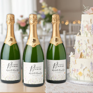 Chuva de Amor Floral em Aquarela no Chá de Noiva 