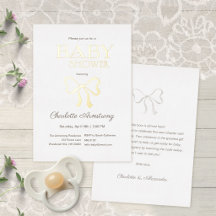 Chuva de Bebê Arco Bege Minimalista Elegante