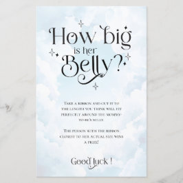 Chuva de Bebê: Céu Enviou Jogo Como Está a Barrigu