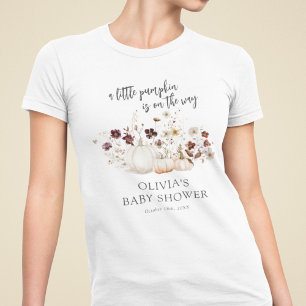 Chuva de Bebê de Flor Silvestre de Outono