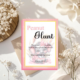 Chuva de Bebê Elefante Rosa Doce - Caça ao Pato