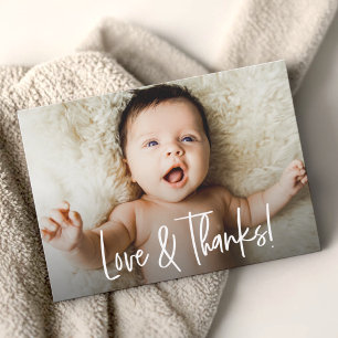 Chuva de bebê foto Amor e Agradecimento letra à mã