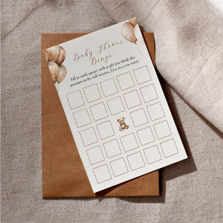 Chuva de Bebê Urso Boho Baloes Bigo Jogo