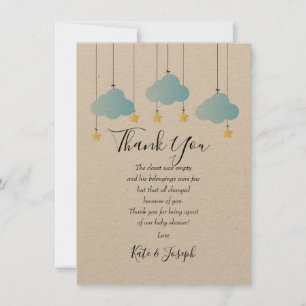 Chuva de Bênçãos Poema de Agradecimento para Chá d