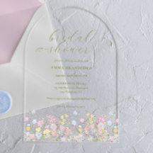 Chuva de Flores Silvestres Boho Elegante para Noiv