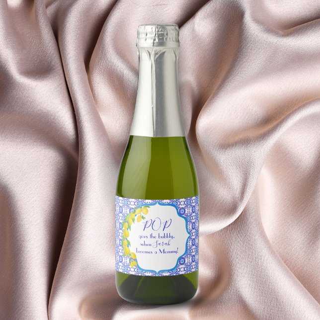 Chuva de Limões em Aquarela Baby Shower Amalfi  (Criador carregado)