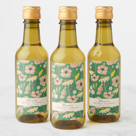 Chuva de Noiva Boho Floral Verde Antigo Personaliz
