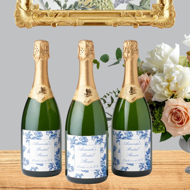 Chuva de Noiva em Chinoiserie Azul e Branco (Criador carregado)