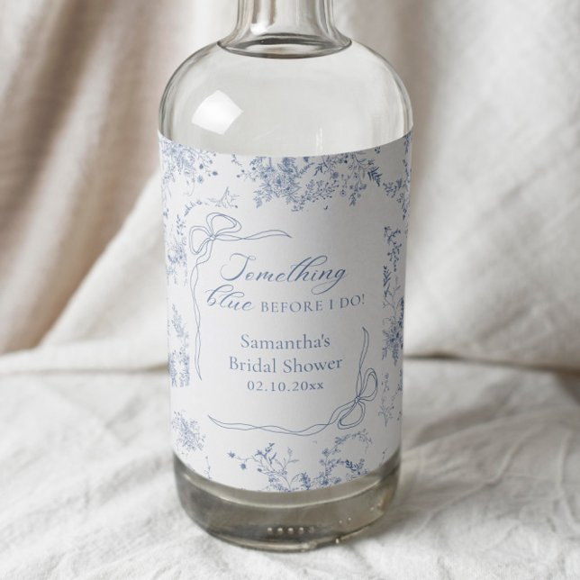 Chuva de Noiva Floral Azul (Criador carregado)
