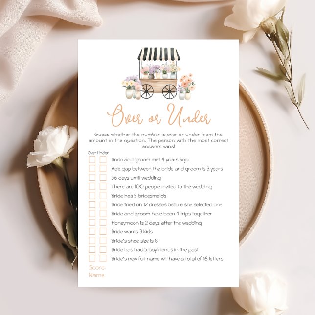 Chuva de Noiva Fresh Off The Market Over ou Under (Criador carregado)