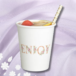 Chuva de Noiva Rosas Rosadas Elegantes com Letra F