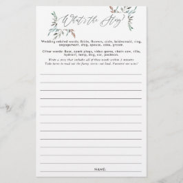 Chuva de Noiva Verde O Que É Que Está Acontecendo 