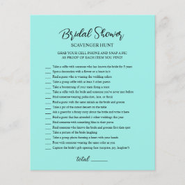 Chuva de Presentes de Noiva Caça ao Tesouro Azul T