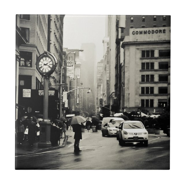 Chuva na Nova Iorque - estilo do vintage (Frente)