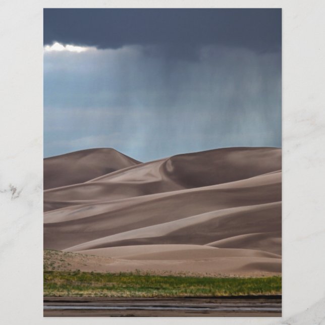 Chuva nas dunas de areia do Excelente (Frente)