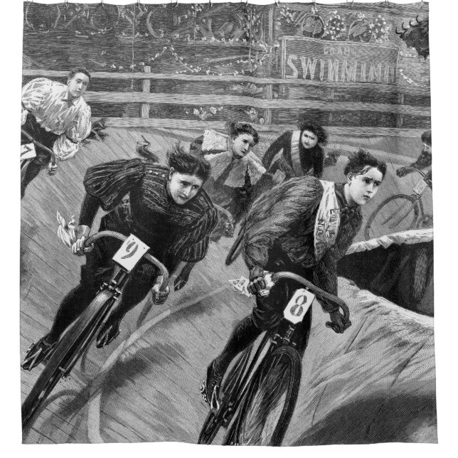 Chuveiro Cortina de Chá Rápida para Mulheres (Frente)