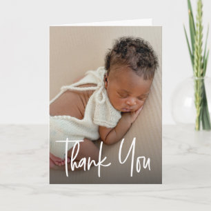 Chuveiro de Bebê Foto Personalizada Agradecimento 