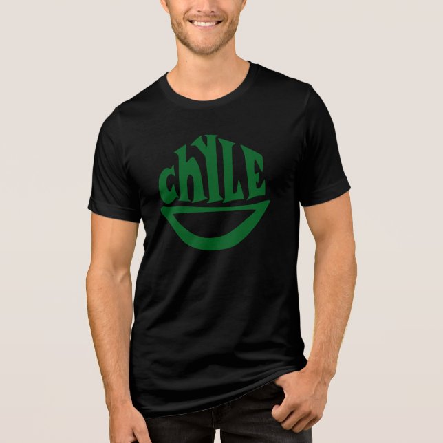 Chyle Smile Special Edition Green & Black T Shirt (Frente)