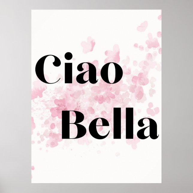 Ciao Bella Poster (Frente)