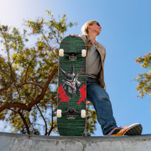 Ciber Matrix Cartoon Demônio Skateboard