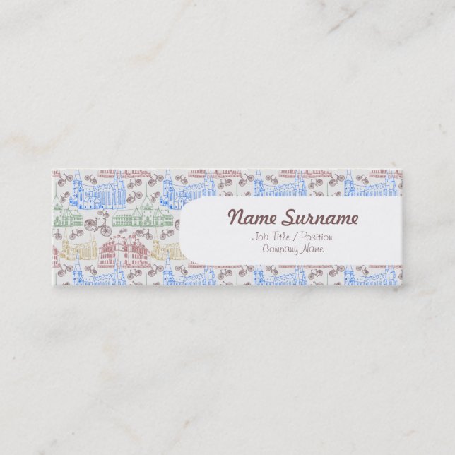 Ciclismo Aarhus, modelo de cartão de negócios (Frente)