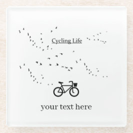 Ciclismo da vida, livre como um pássaro personaliz