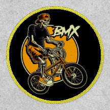Ciclista de BMX Incrível e Legal com Caveira
