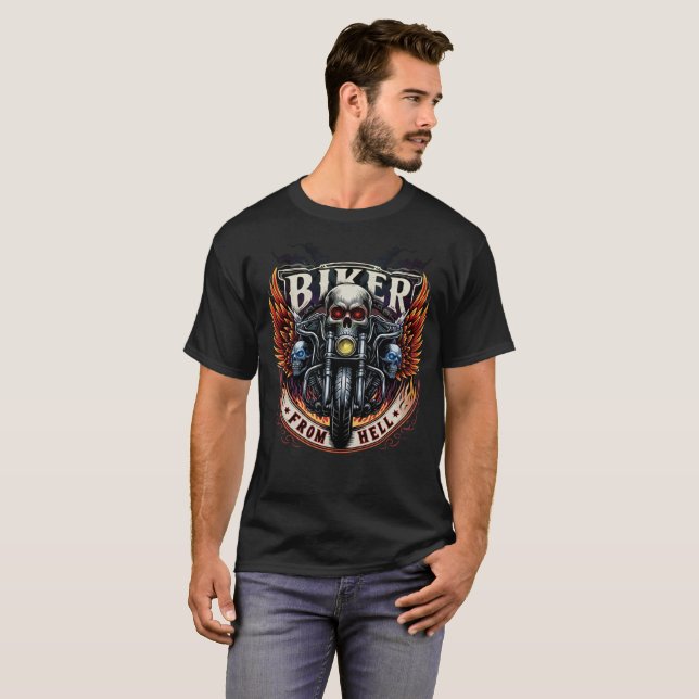 Ciclista do Inferno, Camiseta (Frente Completa)