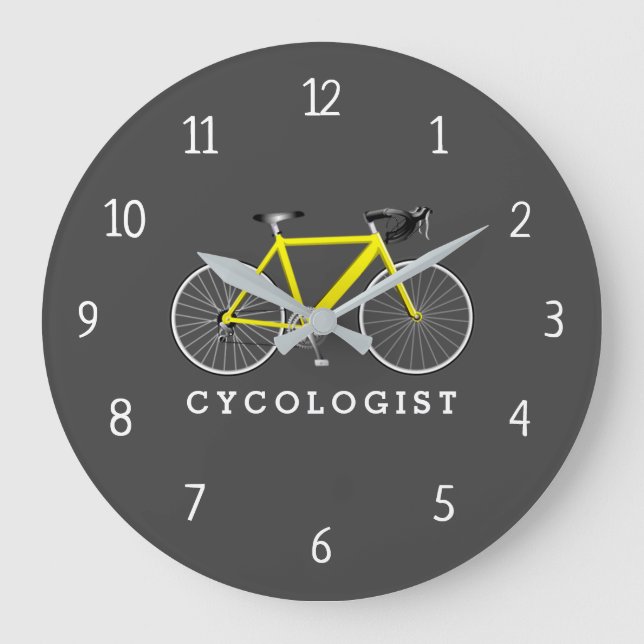 Ciclo Amarelo de Cycologist - Relógio Grande (Frente)