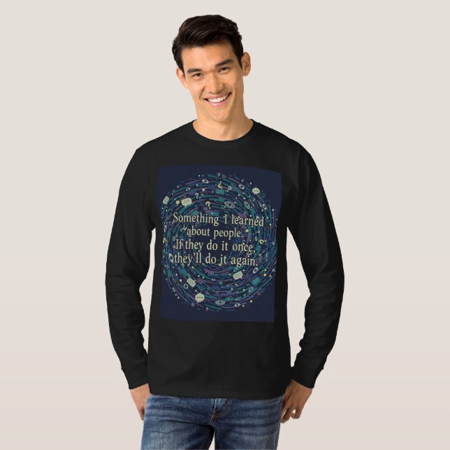 Ciclo da Natureza Humana Camiseta (Frente Completa)