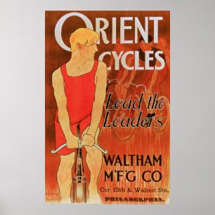 Ciclos de Oriente - poster da bicicleta do vintage