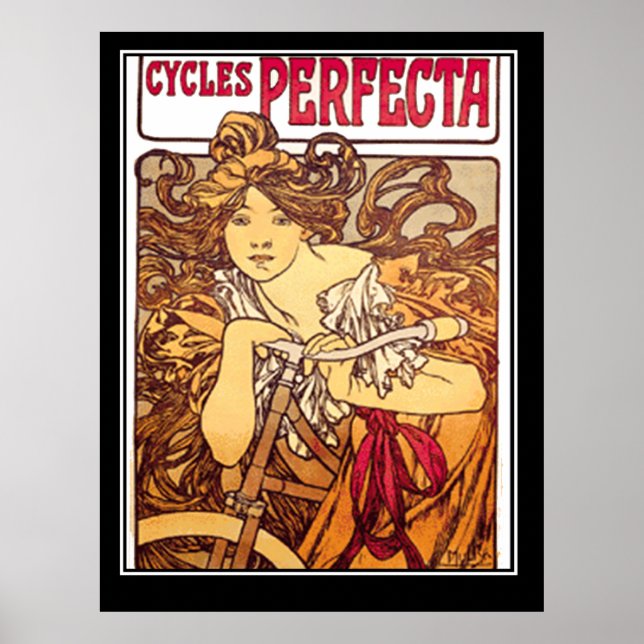 Ciclos Perfecta Vintage Advertising poster (Frente)