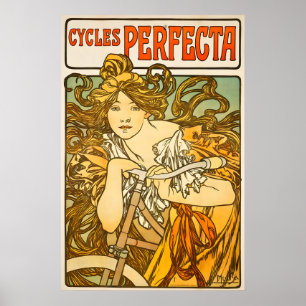 Ciclos Perfecta Vintage Impressões de Cartazes de