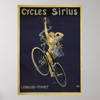 Ciclos Sirius Vintage Poster