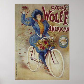 Ciclos Wolff American Bicycle Poster