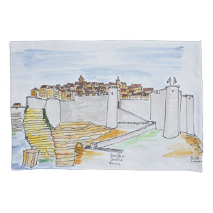 Cidade à Beira do Penhasco de Bonifacio Córsega,