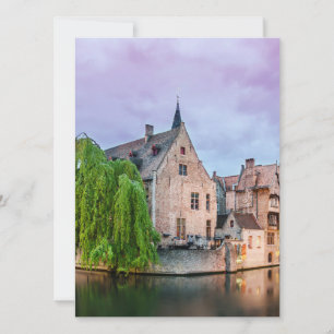 Cidade antiga de Bruges e torre de Belfry