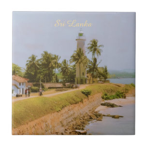 Cidade costeira de Galle, Sri Lanka Lembrança de V