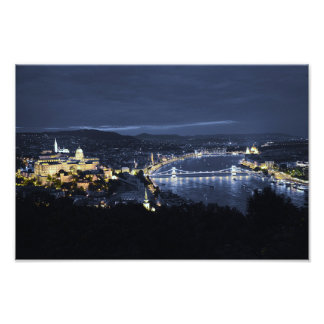 Cidade de Budapeste (Hungria) na Foto Impressão à 