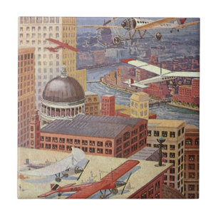 Cidade de Ficção Científica Vintage, Steam Punk Vi