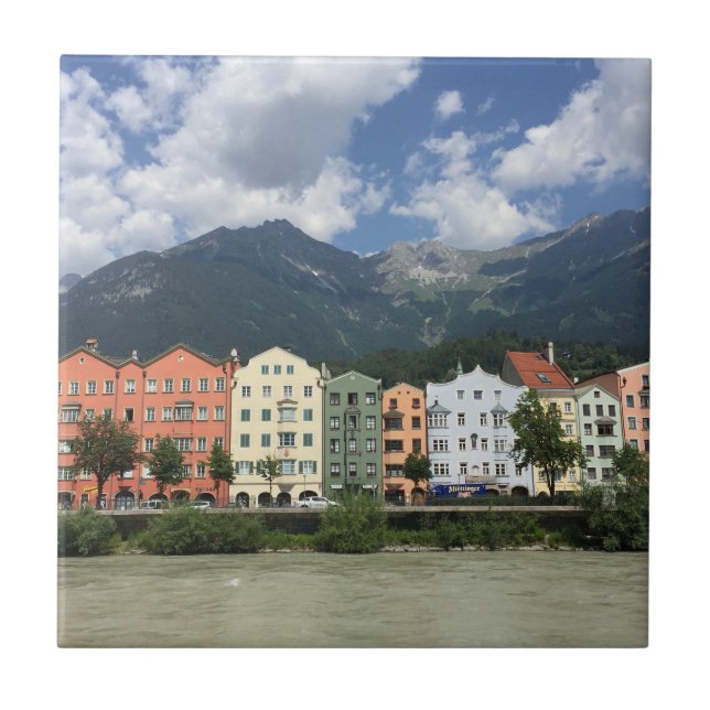 Cidade de Innsbruck, Áustria, no Tirol (Frente)