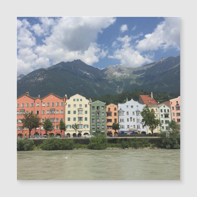 Cidade de Innsbruck, Áustria, no Tirol (Frente)