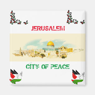 Cidade de Jerusalem de P [lembrança da imã de